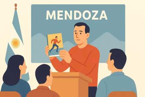 Daniel Yúdica presentó en Mendoza su libro sobre vivir con Parkinson y el poder del running