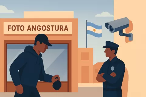 Sujeto que robó en Foto Angostura fue captado por cámara de seguridad