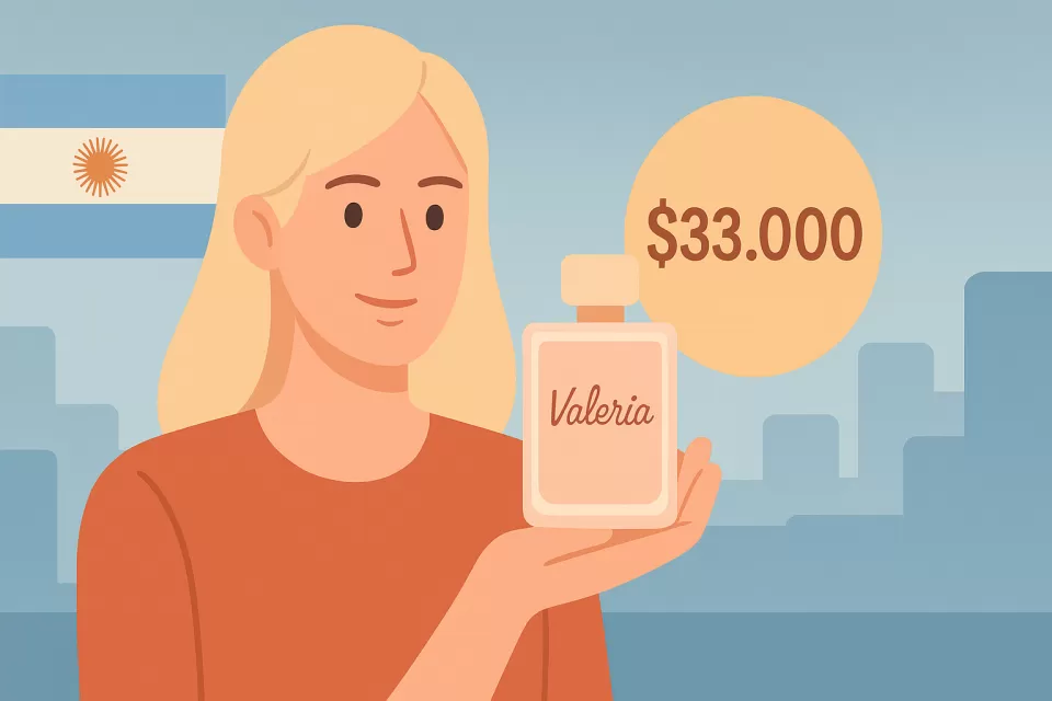 Perfume favorito de Valeria Mazza y su precio en Argentina