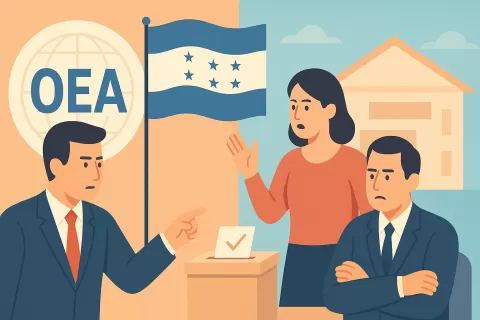 La OEA pide acelerar el escrutinio en Honduras mientras el oficialismo reclama anular la elección presidencial
