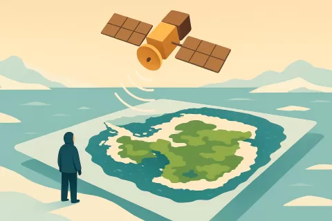 Innovador mapeo satelital revela extensión y vegetación de áreas libres de hielo en la Antártida