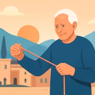 Martín Olarte, el elastiquero de 81 años que inspira a Villa Cristina con su energía y oficio