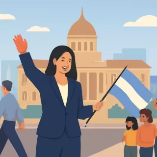 Analía Balaudo celebró su asunción como senadora provincial