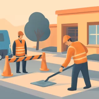 Ciudad de Mendoza renueva más de 9.500 m² de veredas en 23 instituciones educativas