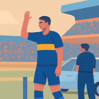 Boca homenajeó a Marcos Rojo en la Bombonera pero fue silbado por los hinchas