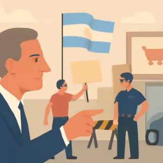 Caputo impulsa un boicot para que no compren en un distrito en defensa de supermercados