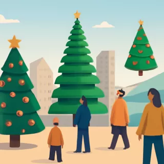 Los árboles de Navidad más increíbles del mundo y sus características únicas