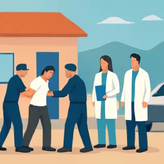 Detuvieron al preso fugado en Roca tras operativo policial en barrio Chacra Monte