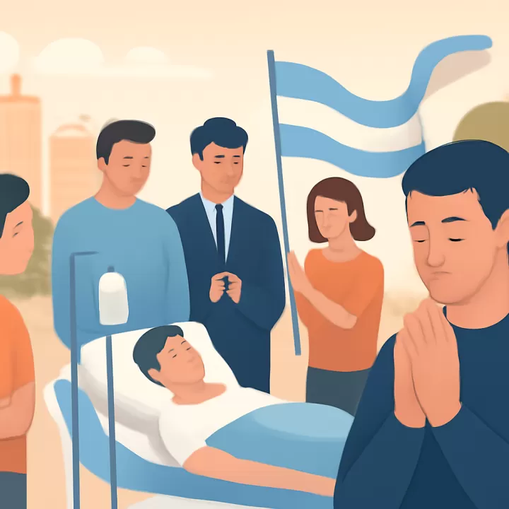 Piden oración por hincha de Gimnasia que lucha por su vida tras caer de tribuna en el Bosque