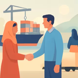 Río Negro realiza el primer envío de carne ovina Halal de la zafra 2025/26