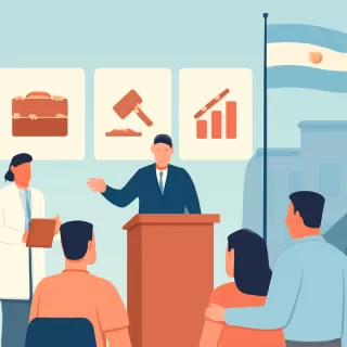 Presentación formal de las reformas laboral, penal y tributaria en Argentina