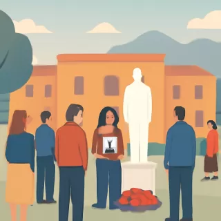 Acto de memoria por los desaparecidos de la Universidad Nacional de Salta