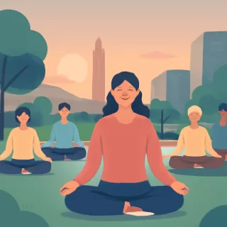 Ciudad de Mendoza invita a meditación al aire libre en Plaza Independencia