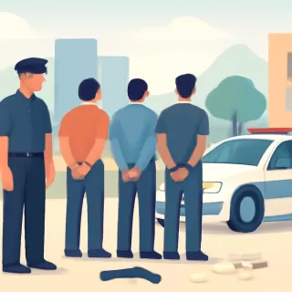 Cuatro detenidos con armas y droga en operativos en el Gran Mendoza