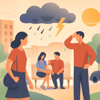 Miércoles caluroso con tormentas y vientos moderados en Mendoza