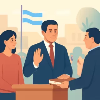 Elías Suárez asume como gobernador de Santiago del Estero y pone fin a la sucesión Zamora