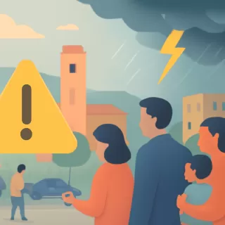 Alerta amarillo por tormentas fuertes en Córdoba para el jueves 11 de diciembre