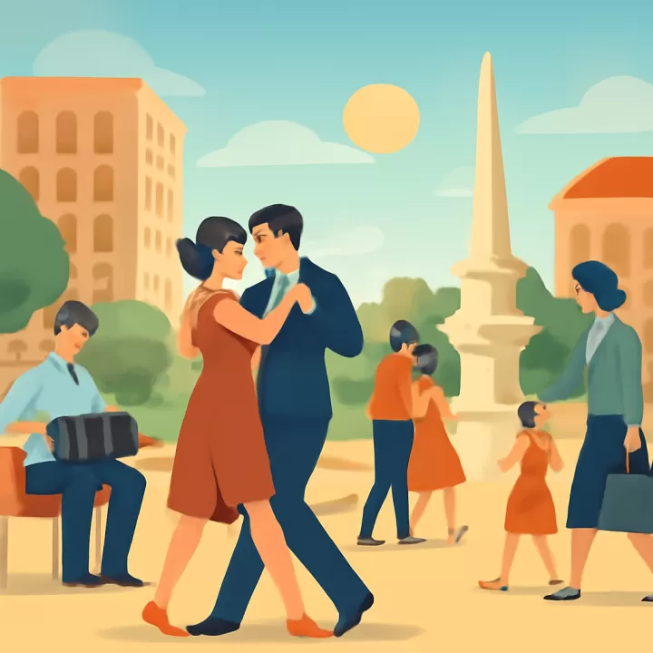 El Día del Tango se celebra con una gran milonga en la Plaza Independencia de Mendoza
