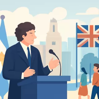 Javier Milei confirmó negociaciones con Gran Bretaña para levantar el veto a la venta de armas a Argentina