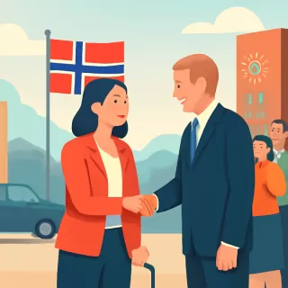 María Corina Machado llega a Oslo y destaca acciones de Trump en la lucha por la libertad de Venezuela