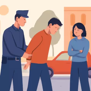 Detienen a un hombre que robó un auto en el centro y se fugó en Las Heras