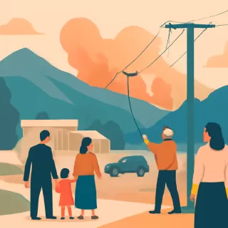 SPLIF El Bolsón solicita corte preventivo de energía para evitar incendios