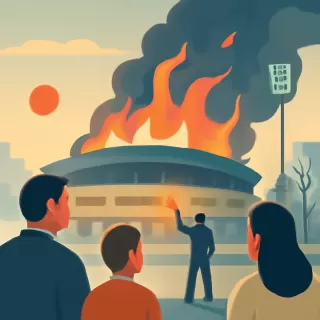 Hinchas incendian estadio de Haka Valkeakoski tras descenso en Finlandia