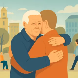 52 años después, el abrazo que venció al tiempo en Junín