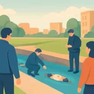 Hallan un cuerpo en el canal principal de riego en Roca y trabajan para identificarlo