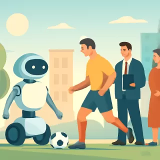 Mercado Libre avanza para introducir su robot alcanza pelotas en el fútbol argentino