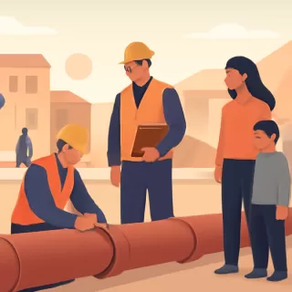 Río Negro logra reincorporar trabajadores locales en la obra del oleoducto VMOS