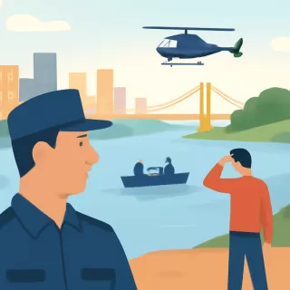 Se intensifica el operativo para encontrar a Enzo Leandro de Oro en el río Negro