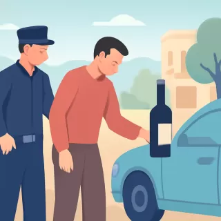 Conductor ebrio interceptado por conducción peligrosa en Guaymallén