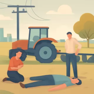 Joven muere tras recibir descarga eléctrica en un campo de Daireaux