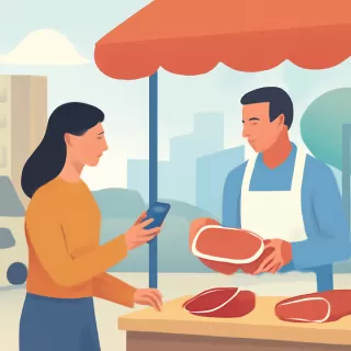 El 20 de diciembre habrá un 30% de descuento en la compra de carne con Cuenta DNI