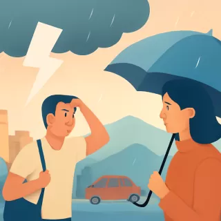 Alerta en Mendoza por tormentas fuertes y posible caída de granizo