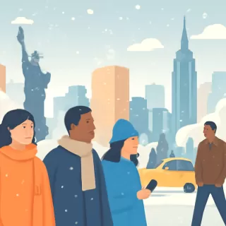 Zonas de Nueva York podrían tener la primera nevada significativa de la temporada