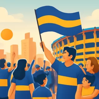 Hinchas de Boca celebraron su día 12/12 en la Bombonera con una gran fiesta