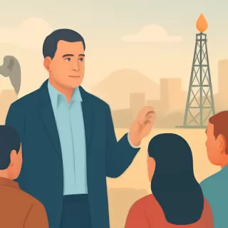 Ponce destacó el potencial del petróleo no convencional en Chubut para revertir la tendencia