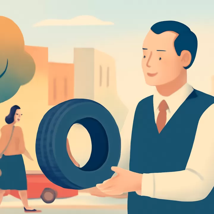 Charles Goodyear creó por accidente la industria del neumático