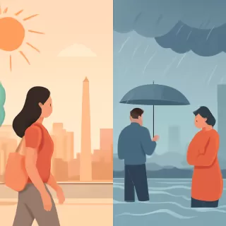 Sábado 13 con intenso calor en Buenos Aires: llegan lluvias, tormentas y crecida del Río de la Plata