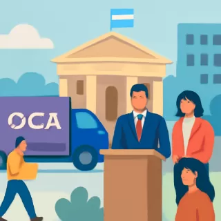 Scatturice asumió el control mayoritario de la empresa de correo OCA