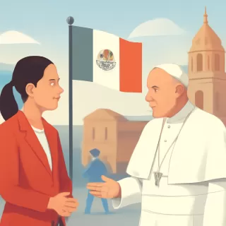 Sheinbaum busca que la visita del Papa en 2026 impulse su plan de paz contra la violencia en México