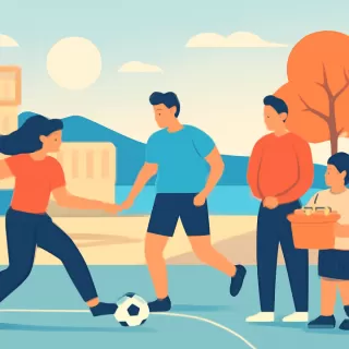 Torneo Solidario de Newcom en Caleta Córdova para apoyar el merendero Caritas Felices