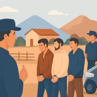 Detuvieron a tres hombres tras un robo en una estancia rural de Río Chico