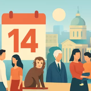 Efemérides del 14 de diciembre: eventos destacados y celebración del Día Mundial del Mono