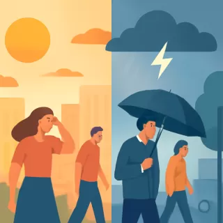 El calor cede en Argentina con descenso de temperaturas y alertas por tormentas