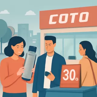 Supermercado COTO ofrece termos Stanley con descuentos de hasta el 30%