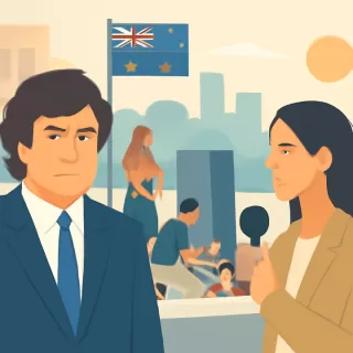 Javier Milei repudió el atentado terrorista en Australia