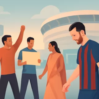 Disturbios y denuncias tras la visita de Messi a Calcuta